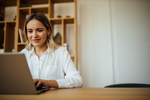 Person on laptop