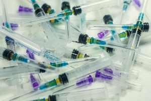 Pile of syringes